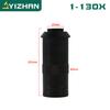 YIZHAN Adjustable Zoom C-Mount Lens Magnification 130X 180X 360X Lab 0.3X 0.5X 0.75X 2X Objective For Industry Microscope Camera