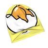 Sanrio Gudetama Daily Style Knit Hat for Adults, Perfect for Weekend Errands, Quick Meetups, Or Everyday City Wear with a Touch of