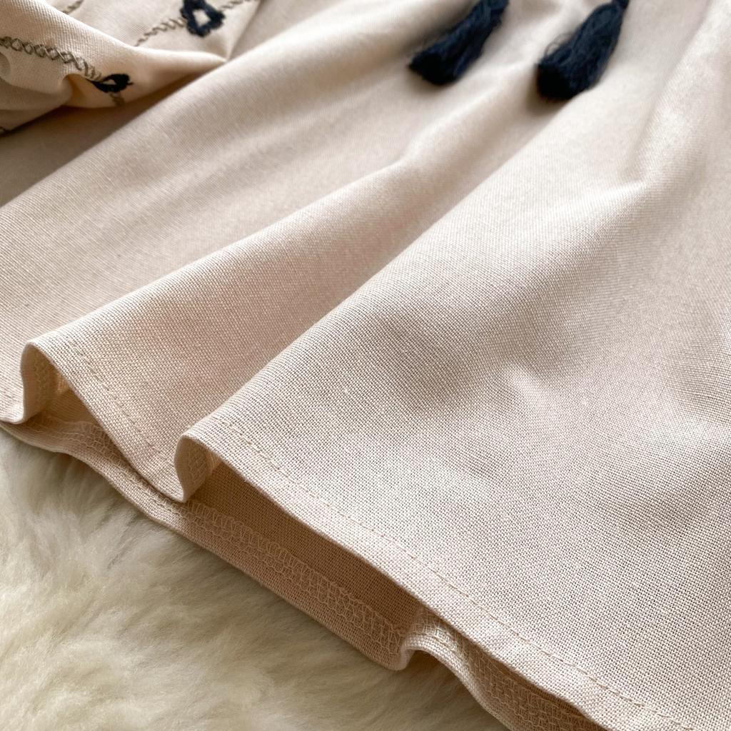 Elegantní šněrovací Vyšívaná Halenka s dlouhým rukávem a plisováním Šik Vintage Módní top s výstřihem do V Dámské Jarní Košile na narozeninovou oslavu Y2k