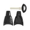4 Buttons Remote Car Key Shell Uncut Blade Replacement For 2003-2007 Saab 9-3 Sport Sedan Convertible Sport Combi Wagon