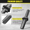 5/8 Inch (16mm) 5PCS Plug Wedges and Feather Shims Concrete Rock Stone Splitter Hand Tools