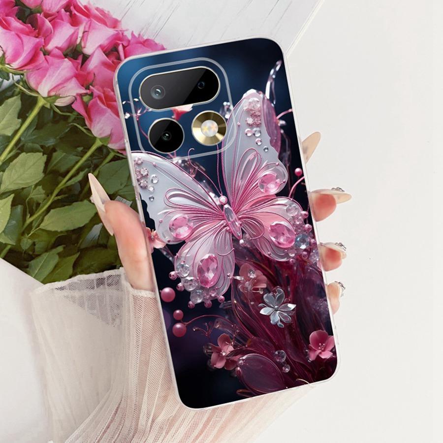 For Realme 16 Pro Case Flowers Butterfly Painted Cover Soft Silicone Casing For Realme16 16Pro 16 Pro+ Plus Phone Case
