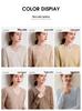 Women's 100% Pure Cashmere V-Neck Sweater - Autumn/Winter Knit Base Layer.