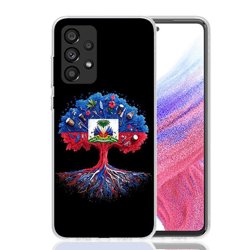 Haiti Haitian Flag Phone Case for Samsung Galaxy A17 A16 A15 A14 A13 A57 A56 A55 A54 A53 A37 A36 A35 A34 A33 A26 A25 A24 A23 Gal
