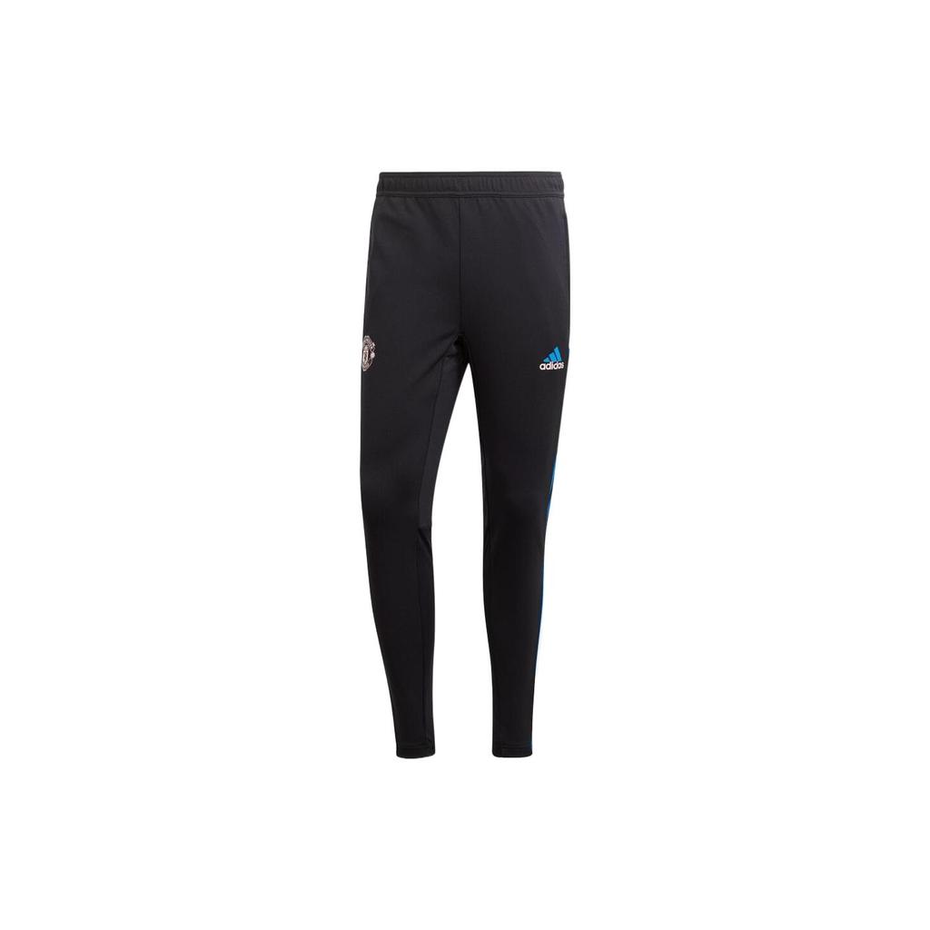 Adidas Knitted Sweatpants Men's Black Thickened Skinny Pants HT4296