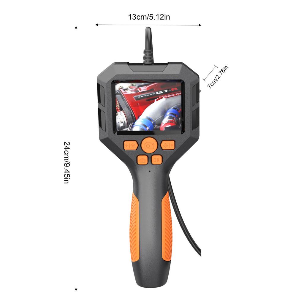 Industrial Endoscope 1080P Digital Borescope IP68 Water Resistant Scope Camera Electronic Camera Video Picture Taking