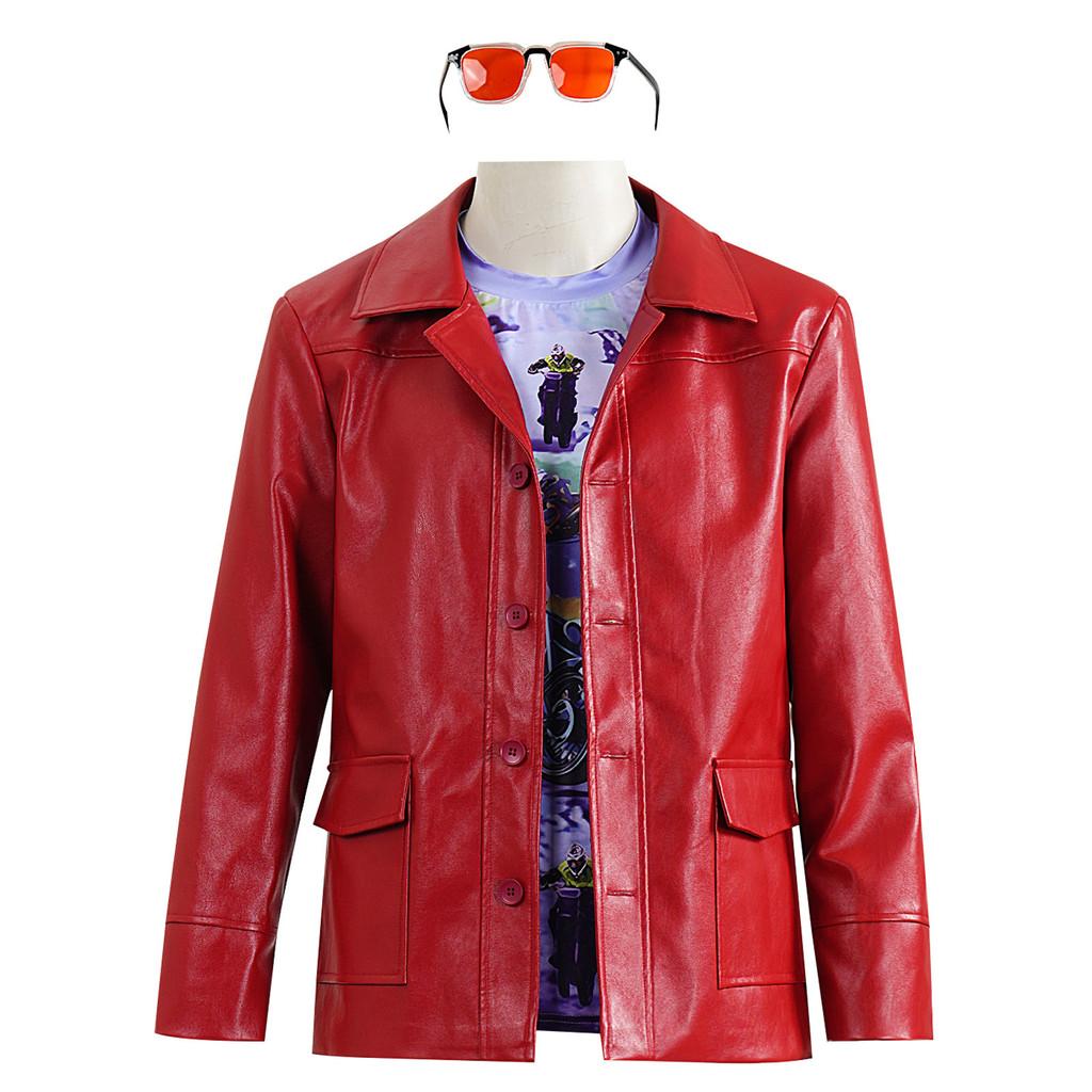 Fight Club Knight Leather Jacket Costume For Cosplay And Halloween Events