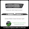 Grille Mesh erts for Tesla Model 3 Highland Front Air Inlet Vent Grille Cover Replacement for New Model 3 Anti-ect Net ABS
