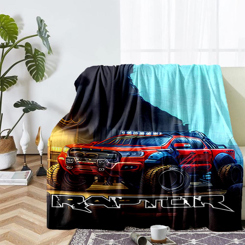 Drukke Thema Deken - Perfect voor Bank, Bed, Reizen & Buitengebruik | Machinewasbaar, Gezellig & Duurzaam.