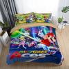 Nintendo Super 3pc Mario Cartoon Odyssey Single Panel Duvet Cover Set Bedding