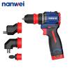 NANWEI 4-in-1 Electric Drill with Multiple Heads,brushless Motor 16 V, 45 Nm