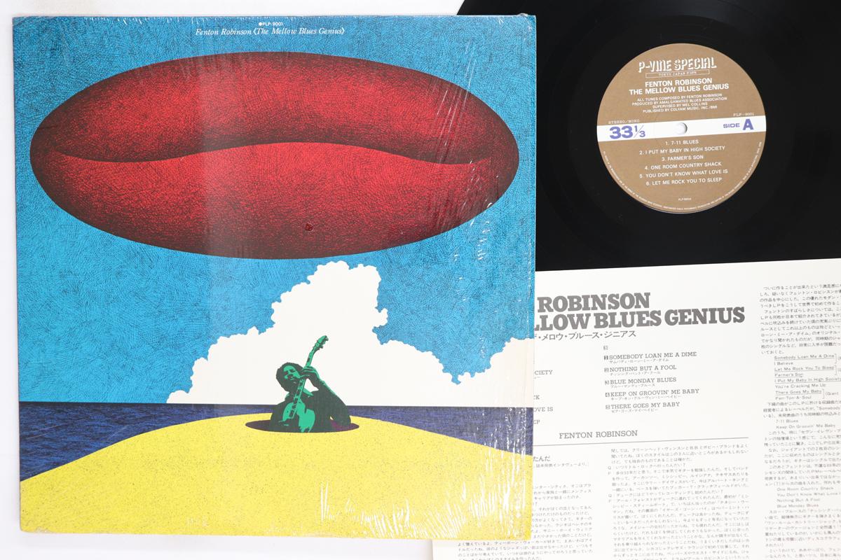 Виниловая пластинка FENTON ROBINSON Mellow Blues Genius PLP9001 PVINE 1978 Япония Блюз Б/у