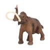Lurrose Prehistoric Mammoth Model Figure, 5.5 Inch, PVC Simulation Animal Toy for Education and Home Decor