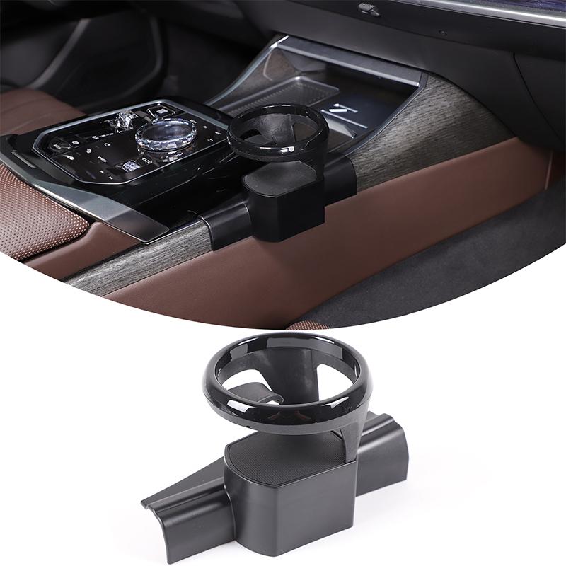 

Carbon Steel Black For BMW 7 Series G70 i7 2026-2026 Car Center Console Water Cup Bracket Car Interior Accessories чёрный