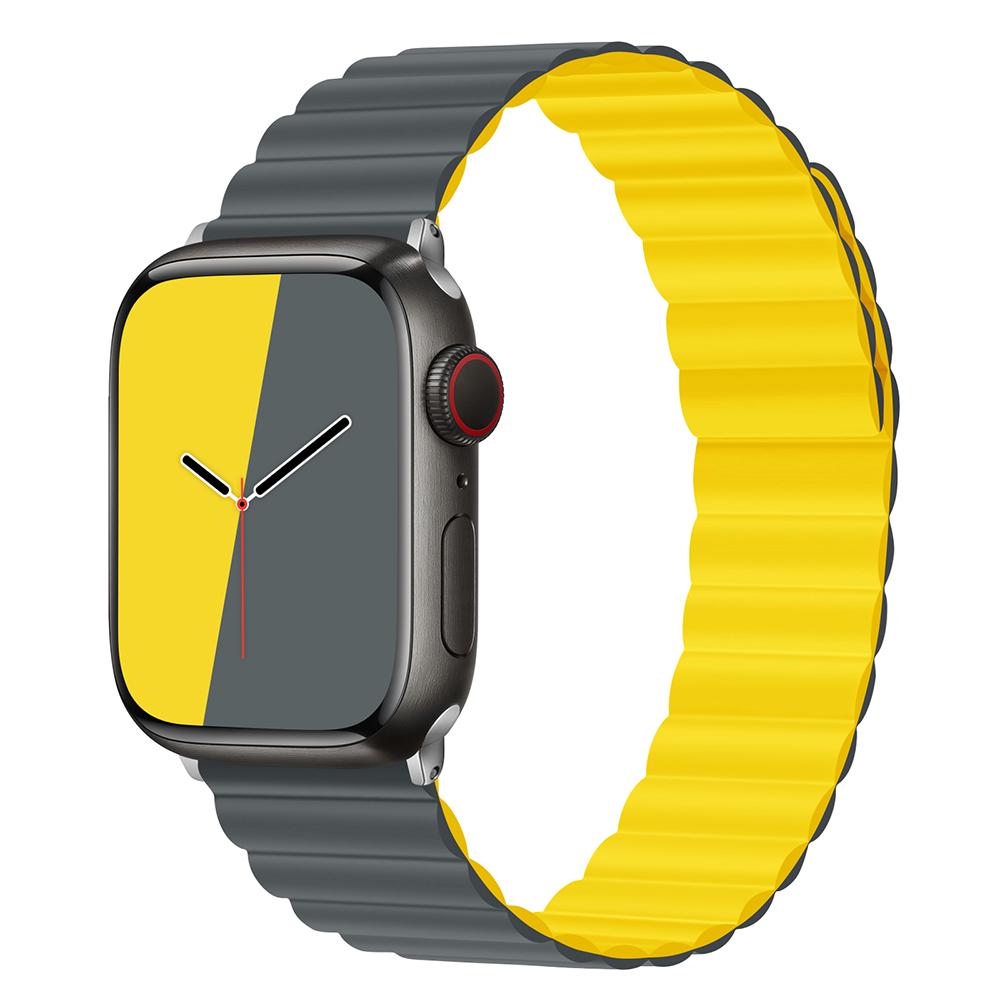 Einfaches MagnetverschlussbandFür Apple Watch Ultra 9 8 7 49mm 45mm 41mm Silikonband Für iWatch 6 5 4 SE 44mm 40mm 42mm