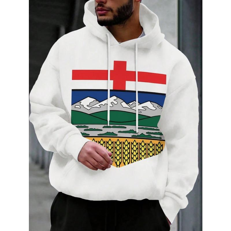 Men's Hooded Sweatshirt, Casual and Fashionable, Comfortable Fabric
