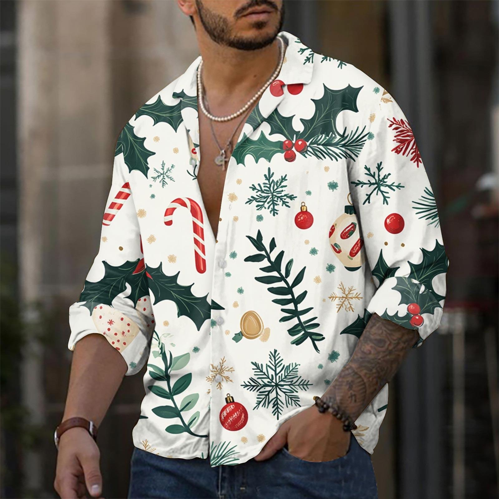 

Мужская повседневная свободная рубашка с длинными рукавами, модная рубашка с лацканами, топ L бежевый