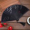 Handmade Painting Folding Fan Wedding Decoration Props Ancient Style Fan Bamboo Fan Living Room Decorations