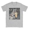 Unisexs Tshirt Raccoon Drinking Iced Coffee Funny Animal Meme Funny Pure Cotton Tees Short Sleeve T Shirts Crewneck Tops Gift
