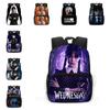 Wednesday The Adams Family Backpack – Large Capacity Schoolbag Travel Bag Kid Gift