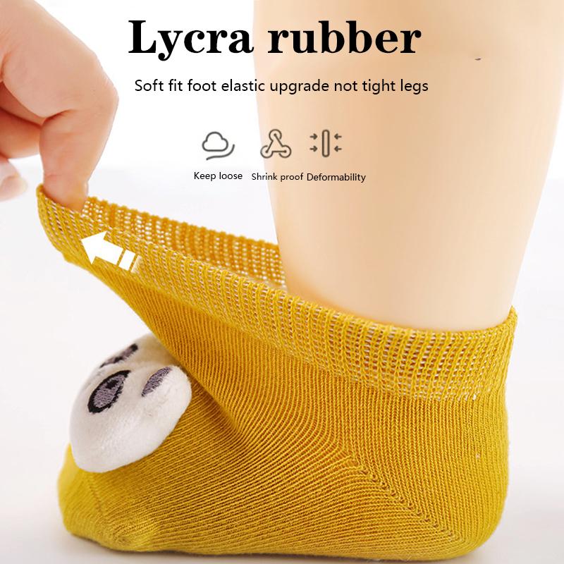 Höst Vinter Baby Golvstrumpor Halkfria Småbarns Golvstrumpor Nyfödd Babydocka Strumpor För Flickor Och Pojkar