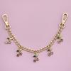Temperament Glass Stone Red Cherry Chain Jewelry Bag Hanging Jewelry Bag Charm Bag Accessories