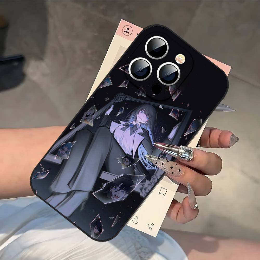 Ado Japanese Singer Black Phone Case That Fits For IPhone 17,16,15,11,13,14 Pro Max,Plus,X,Xr,Xs Max,13Mini