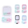 Mini Stilvoll Einfach Linsen Reise Tasche Behälter Kit Set mit