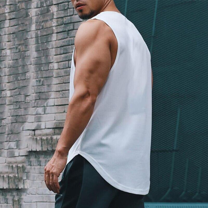 Muscleguys Herren Fitnessbekleidung Sommer Mesh Atmungsaktive Trainings Tanktops Sportlich Lässig Ärmellos 6 Farben