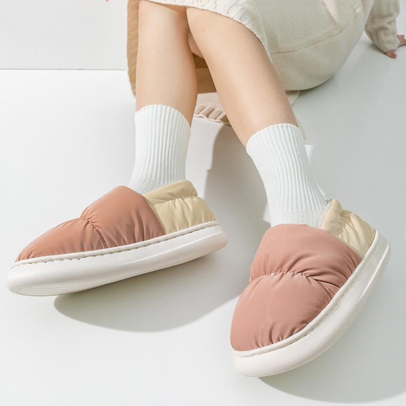 Зимние хлопковые тапочки — фото 4