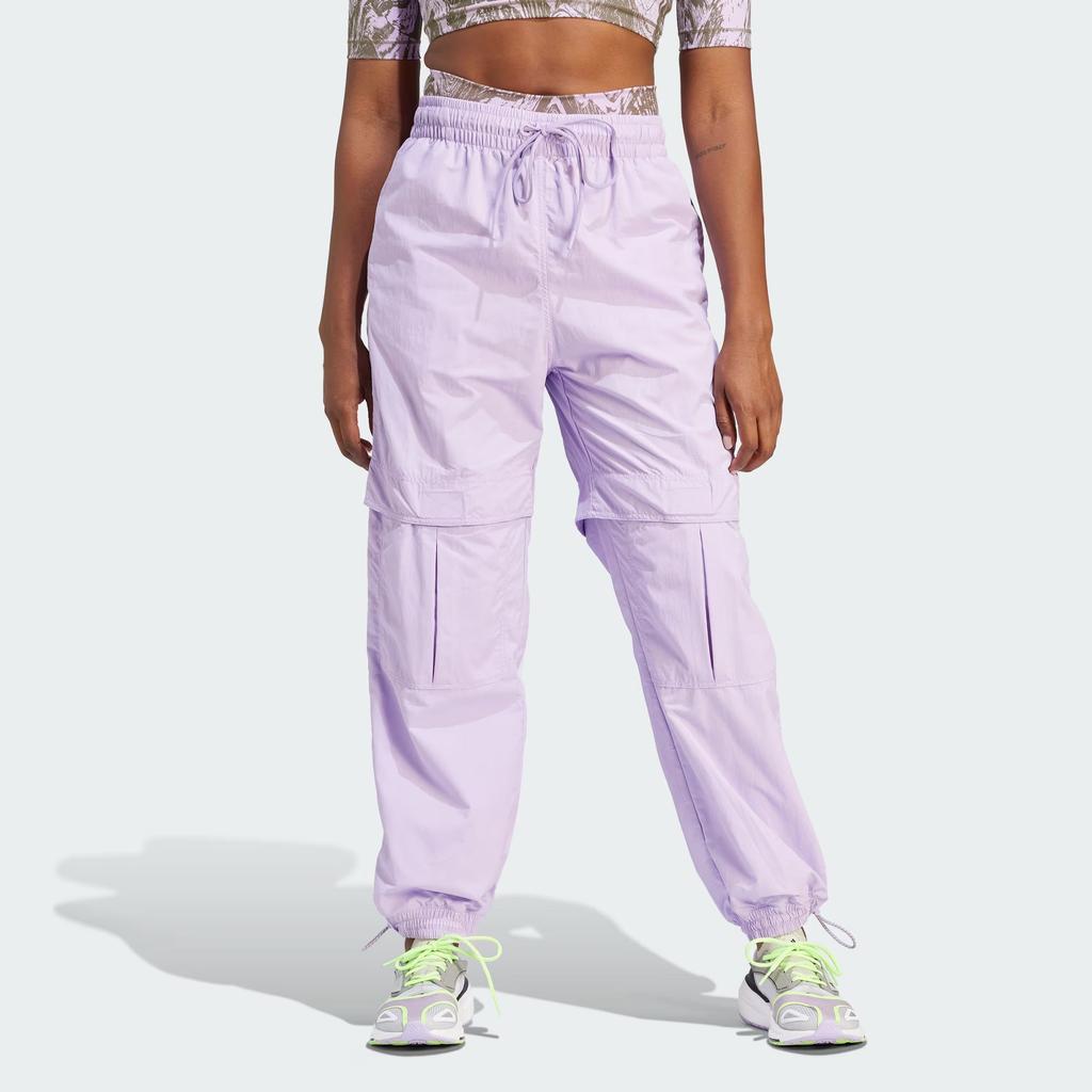 Adidas X Stella McCartney Truecasuals Solid Track Pants Women Pants Pink Purple II3227