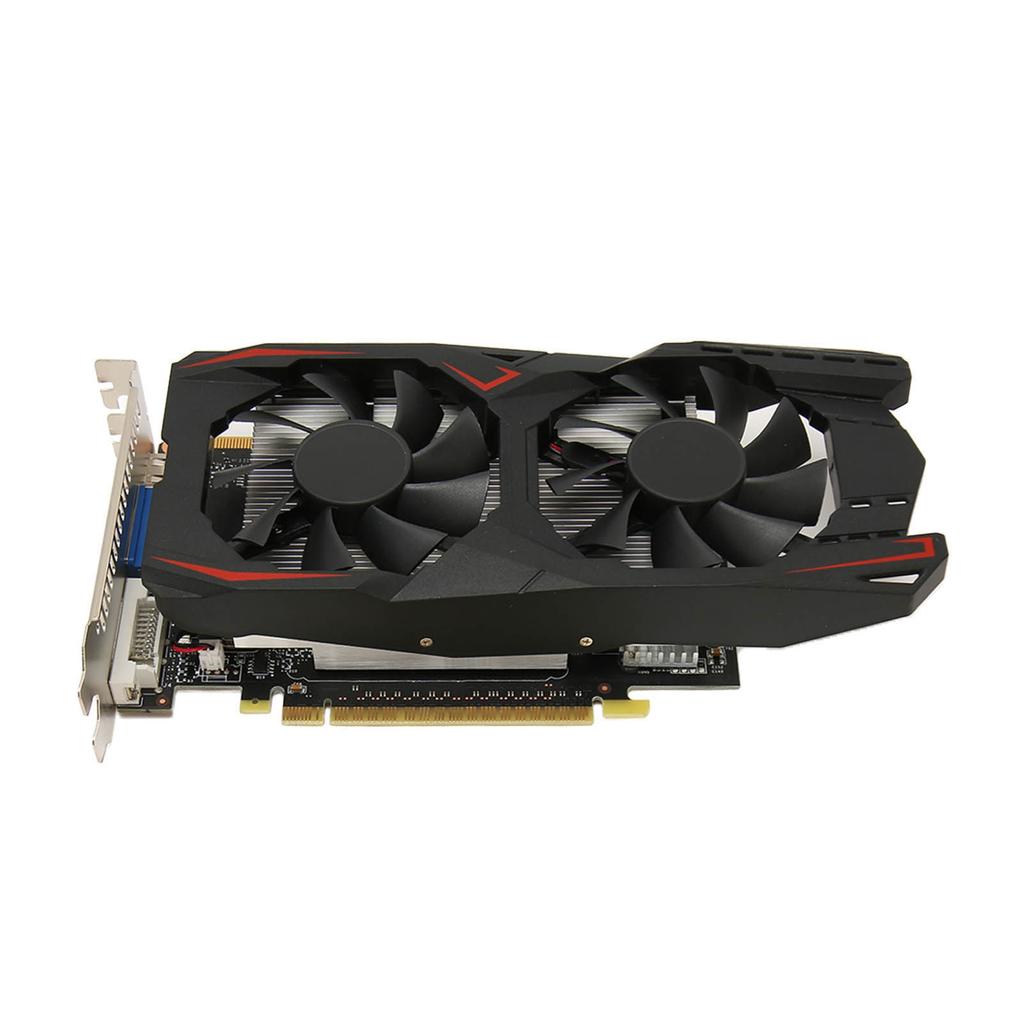 Dual Fan Graphics Card 4GB GDDR5 128bit Rapid Cooling Low Noise Video Game Graphics Card Chip for Desktop PC GTX1050Ti