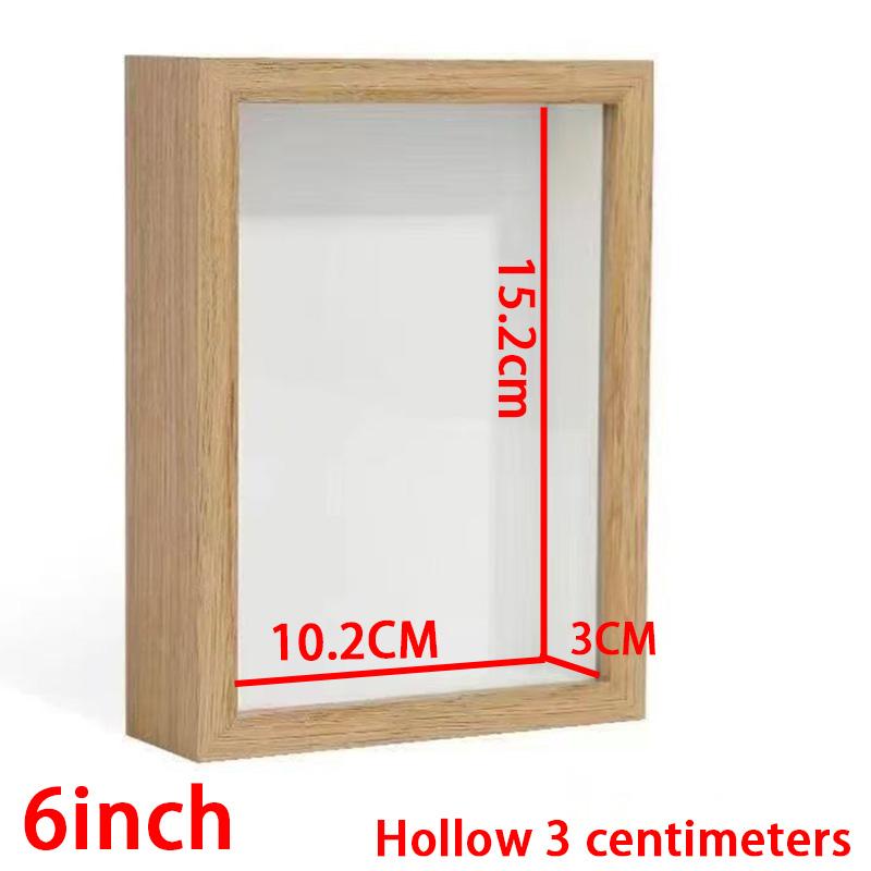 Shadow Box Depth 3cm Wooden Photo Frame for Displaying Three-Dimensional Works DIY Plant Specimen Picture Frame Home Decoration