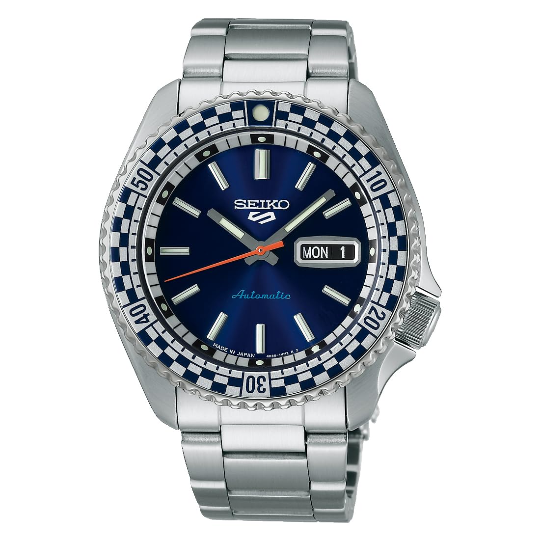 

SEIKO 5 SPORTS SKX series automatic watch Made in Japan 2024 Special Edition SRPK65 Silver Blue Dial Overseas Model [Seiko] Men s [Item] синій
