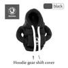 AAFO1 For Skoda Car Logo Gear Shift Knob Cover Hoodie Manual Gear Sweatshirt Decoration Kamiq MK3 Roomster Rapid Kodiaq Karoq Fabia