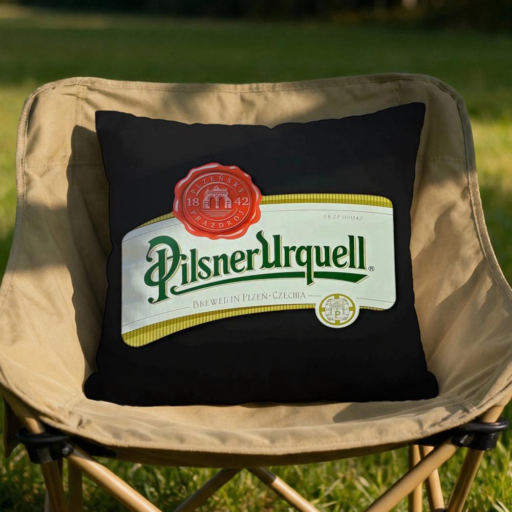 PPilsner UUrquell Cushion Cover Soft Reversible Durable Pillow Cover MultiScene Use for Home Car Daily Comfort