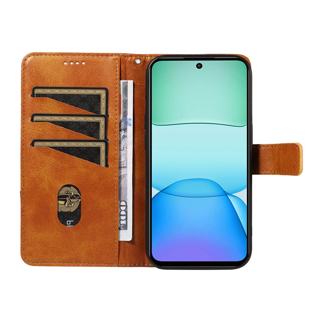 For Xiaomi Redmi 13 5G/4G/Note 13R 5G Case Flip Shockproof Wallet Leather Phone Cover Geometric Line