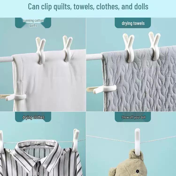 Windproof Strong Clothes Peg - Large Plastic Quilt and Drying Sheet Clip.