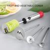 4 Stück/Set Edelstahl Obst Gemüse Kerngehäuseentferner Entferner Küchenwerkzeuge Gadget