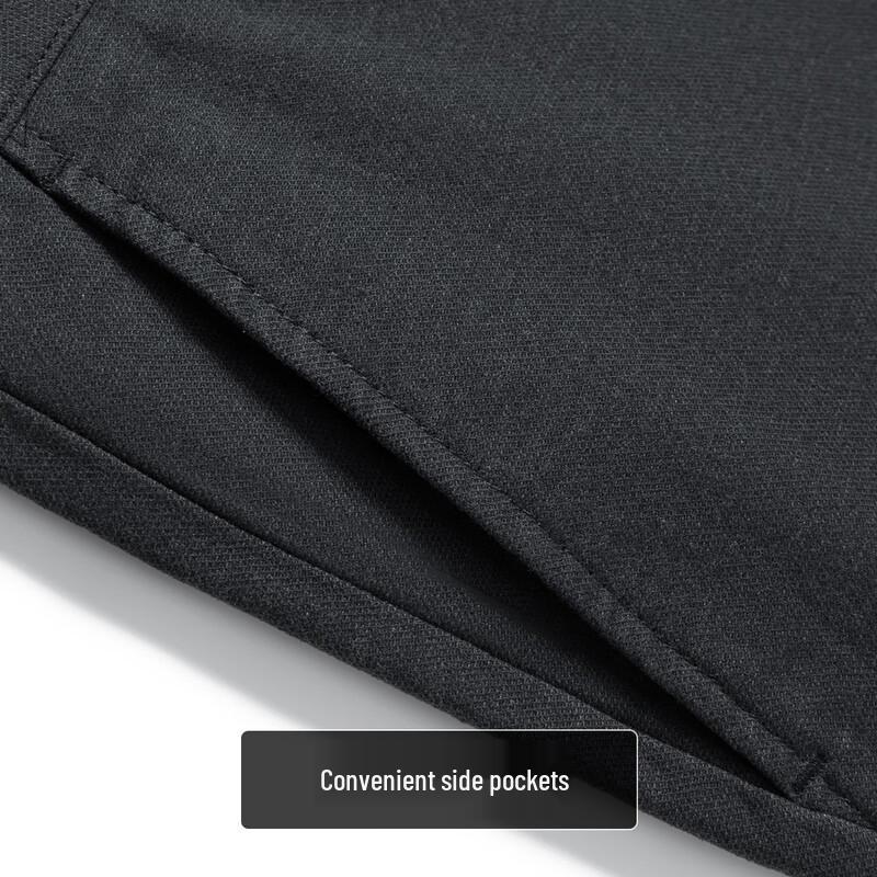 Futeng Men's Autumn Business Casual Stretch Straight-Leg Pants