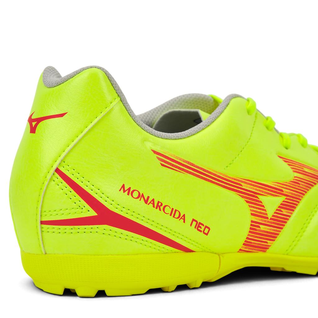 Mizuno Monarcida III Select AS Artificial Grass IC/IN Non-Slip Durable Soccer Shoes Unisex Soccer Shoes Yellow P1GD242545
