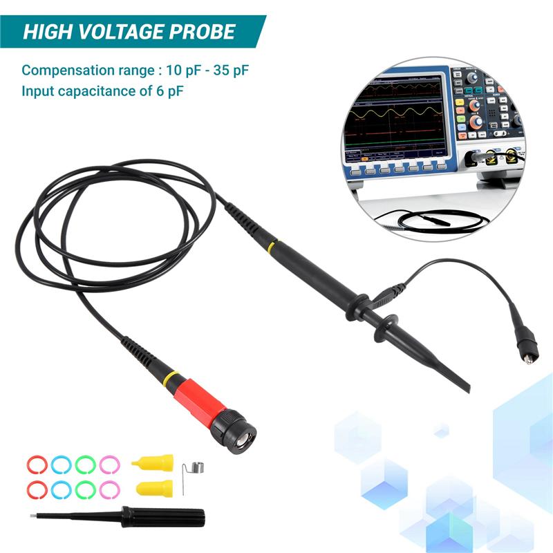 A96I-P4100 Universal 100:1 High Voltage Probe For Oscilloscopes For Rigol Atten Owon Siglent