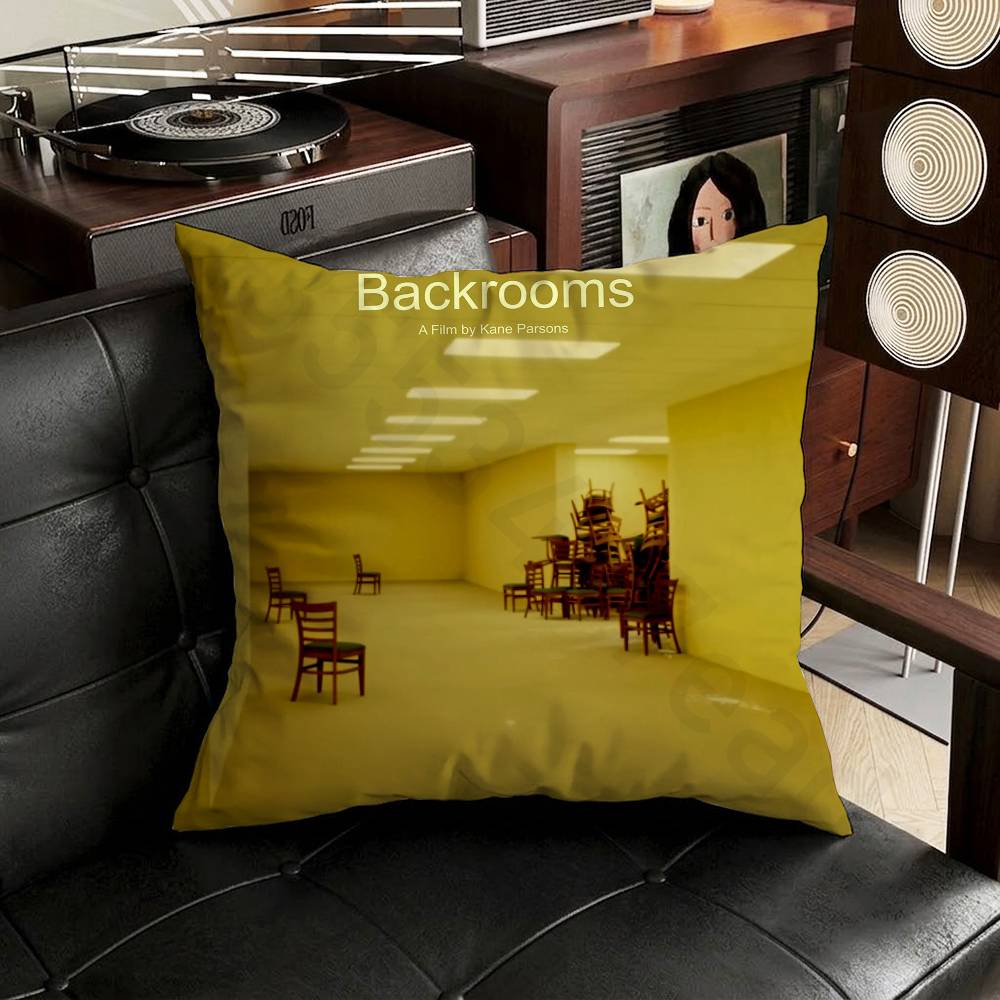 The BBackrooms movie Pillow Case Pillow Case Living Room Sofa Cushion Cover Suitable For Home Bedroom Room Decoration