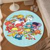 Rainbow Adventure Round Mat, Anti-slip Circle Carpet Chair Rug For livingroom,Bedroom, Doormat Home Decor Gift Christmas Gifts