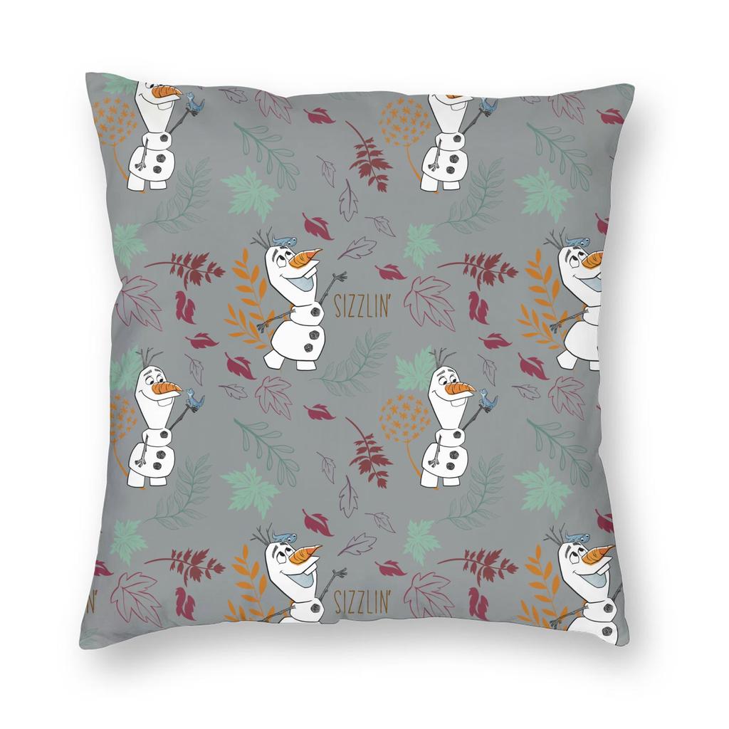 Elsa and Anna Frozen Pillowcase Double-sided Printing Polyester Cushion Cover Decorations  Throw Pillow Case Cover Home Zipper