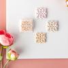 Vintage Flower Soft Pottery Earring Mold Car Keychain Pendant Decoration Supplies for Children Adult DIY Crafts