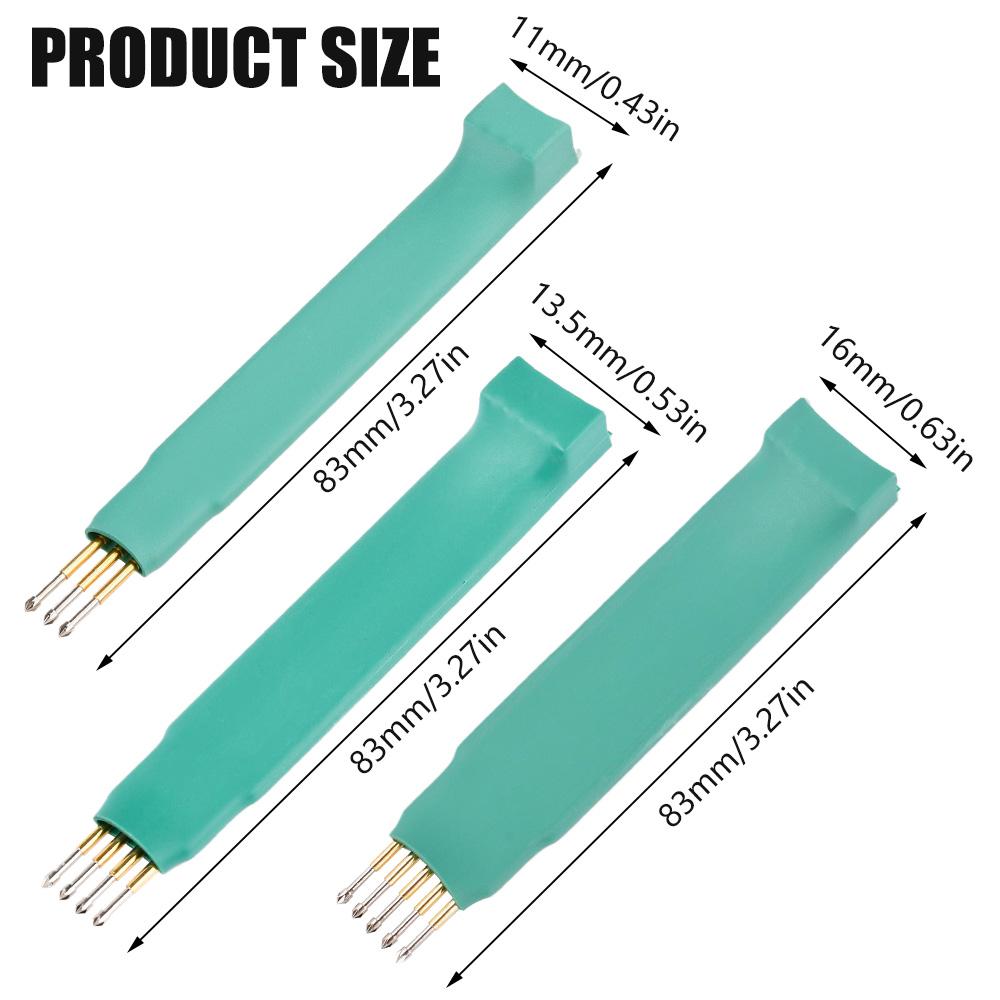 3P 4P 5P 2.54mm Chip Programming Spring Probe No Disassembly Burn Test Needle For Microcontroller With XH 2.54MM Connector