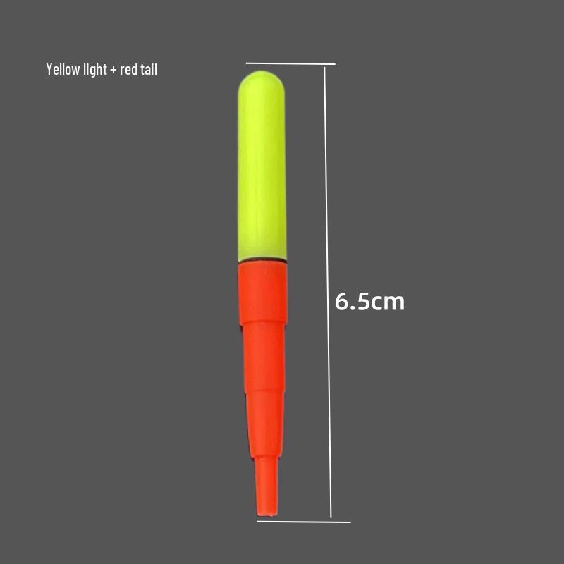 Electronic Luminous Fishing Bobber with Glow Stick for Night Fishing