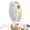 Beads String Jewelry Accessories Nail Art Manicure Metal Copper Wire Thread(Gold)