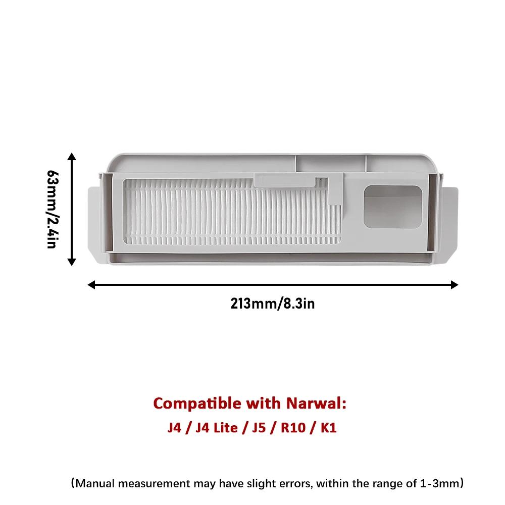 Sacchetti Polvere Per Robot Aspirapolvere Narwal Freo X Ultra/Freo X Plus/Freo Pro/J4/J4Lite/J5/J6/R10/K1 Capacità 1L Con Filtro HEPA